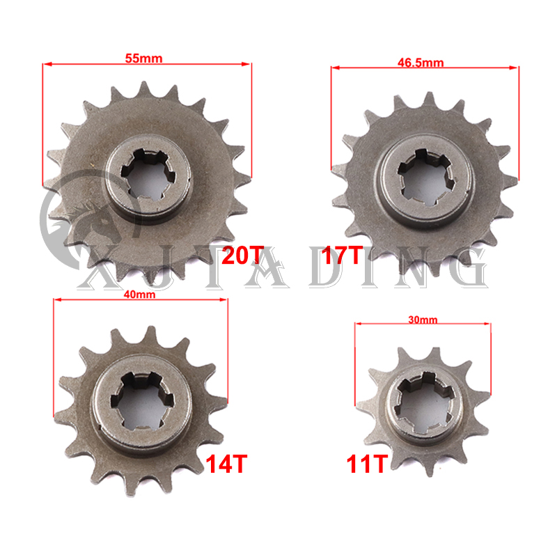 Motorcycle Gear Garage Storage - รถจักรยานยนต์กล่องเกียร์ด้านหน้าเฟือง T8F 11/14/17/20T ฟัน Pinion สําหรับ