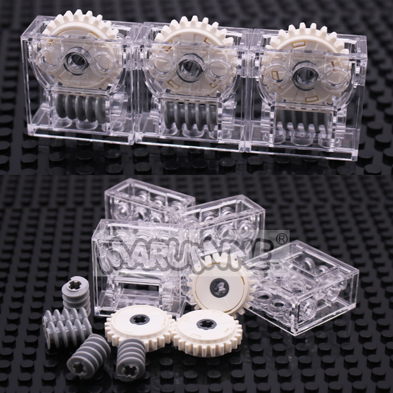 Motorcycle Gear Garage Storage - Marumine กล่องเกียร์ MOC Building Block เทคโนโลยีอะไหล่