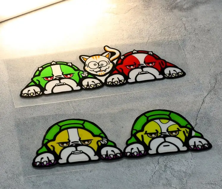 Motorcycle Gear For Dogs - MotoGP Mugello เต่า Rossi Racing สติกเกอร์กันน้ําไวนิล