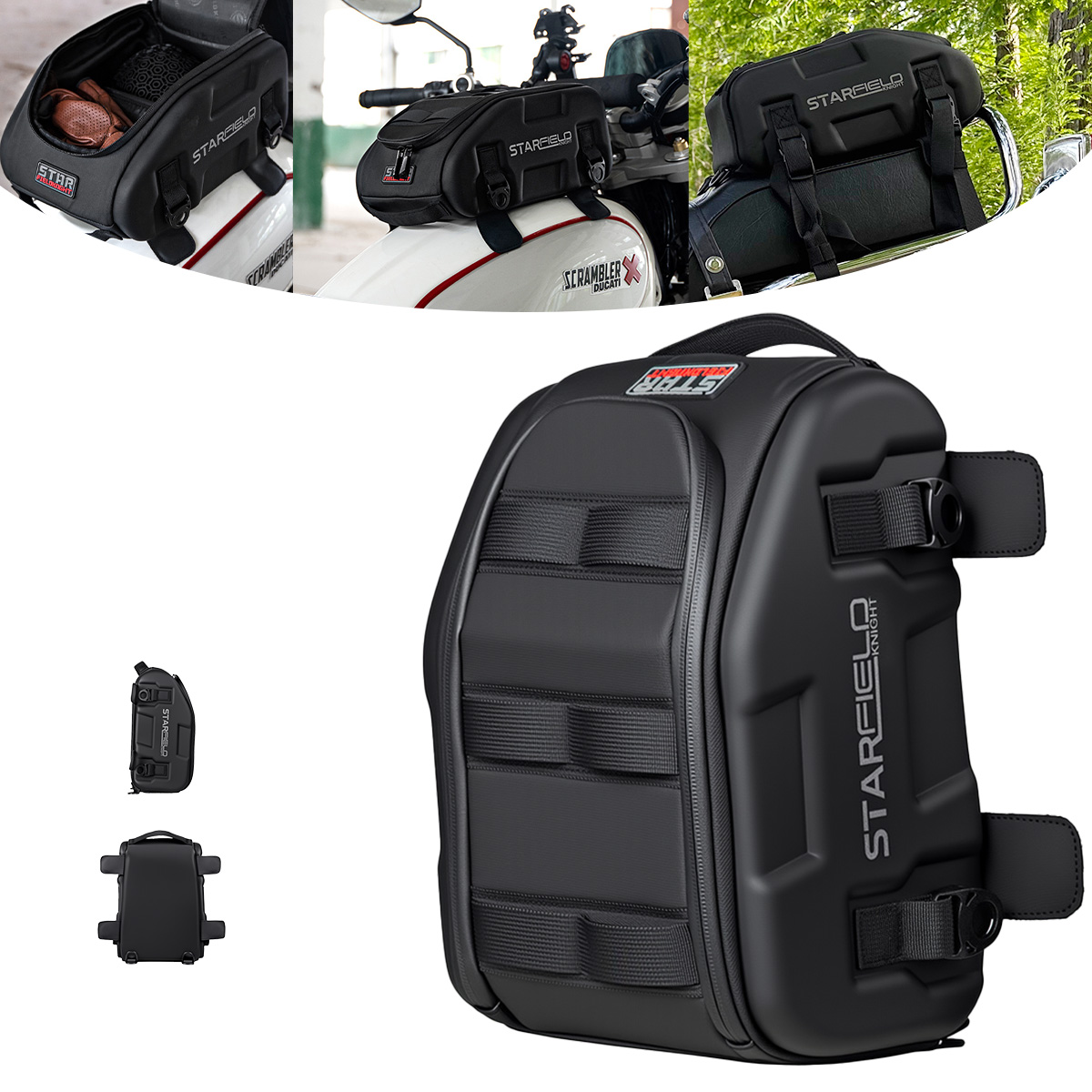 กระเป๋ามอเตอร์ไซค์อเนกประสงค์  - Motorcycle Gear Garage Storage บทวิจารณ์และราคา
