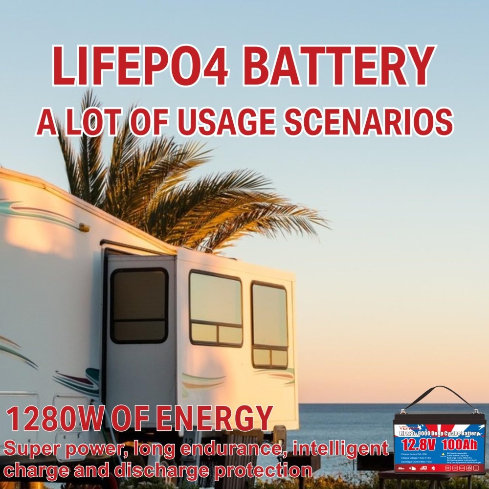 แบตเตอรี่ LiFePO4 12.8V 100Ah  - Motorcycle Gear Cycle บทวิจารณ์และราคา