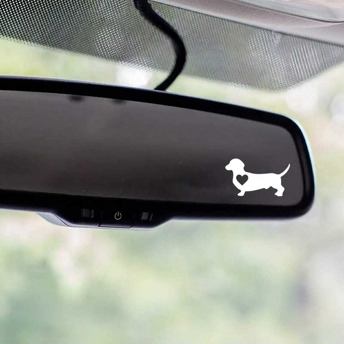 1 แพ็ครูปทรงดัชชุนด์สติ๊กเกอร์ - Motorcycle Gear For Dogs บทวิจารณ์และราคา