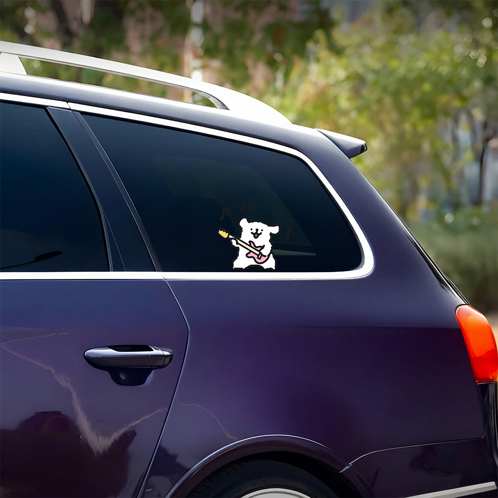 สติกเกอร์ติดกระจกรถยนต์ลายสุนั - Motorcycle Gear For Dogs บทวิจารณ์และราคา