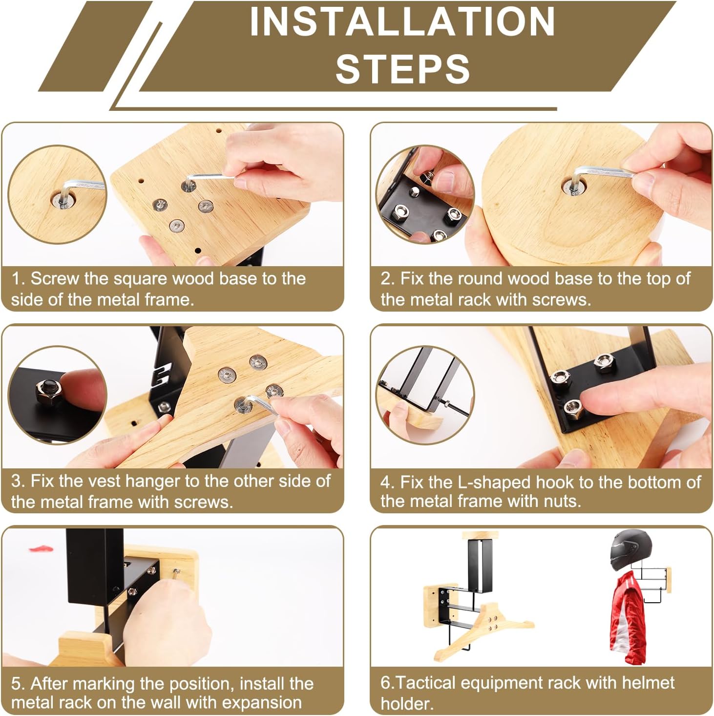 ​ ที่แขวนหมวกกันน็อคมอเตอร์ไซค - Motorcycle Gear Hanger บทวิจารณ์และราคา