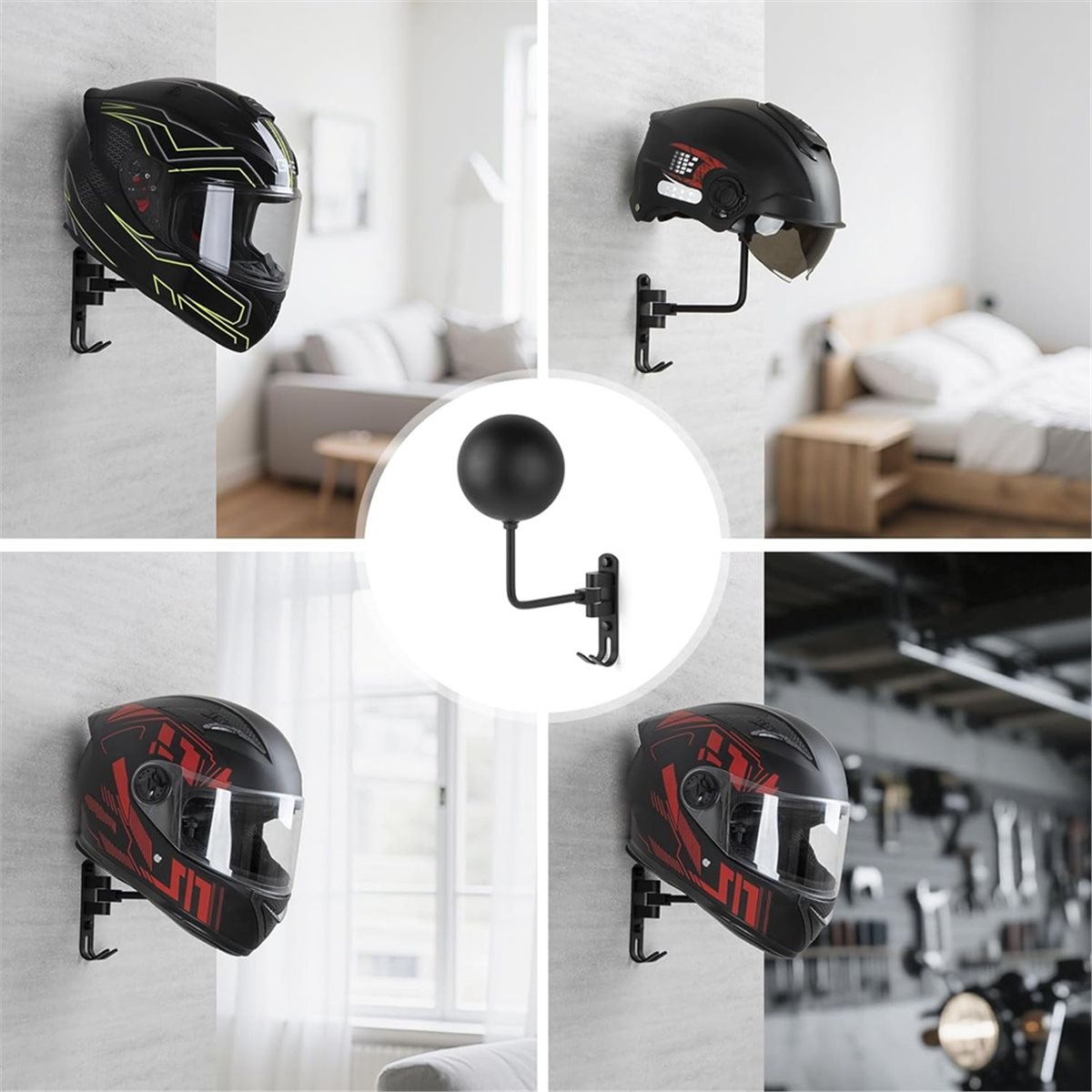ที่แขวนหมวกกันน็อคติดผนัง รุ่น - Motorcycle Gear Hanger บทวิจารณ์และราคา