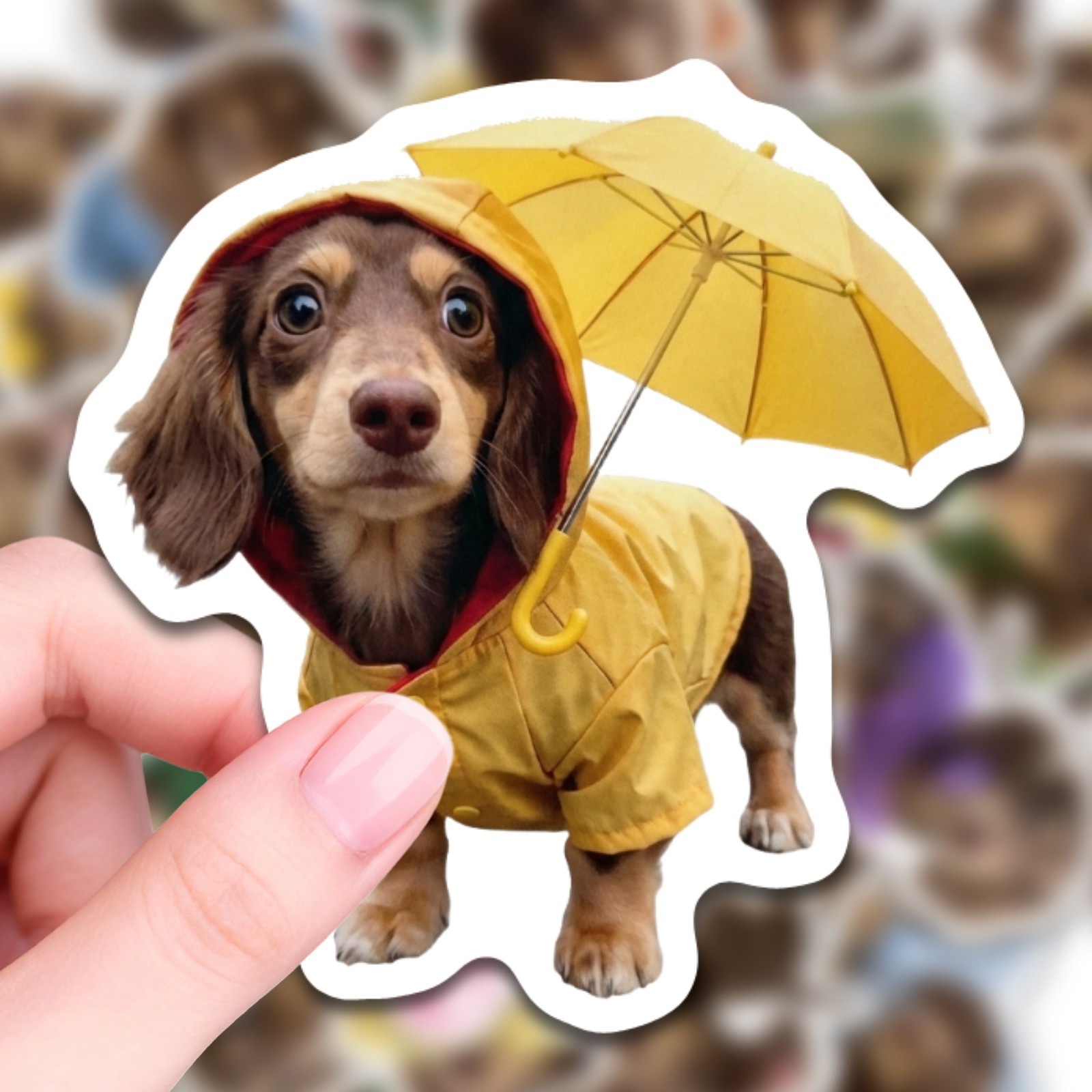 50 ชิ้น HD สติกเกอร์น่ารักรูปส - Motorcycle Gear For Dogs บทวิจารณ์และราคา